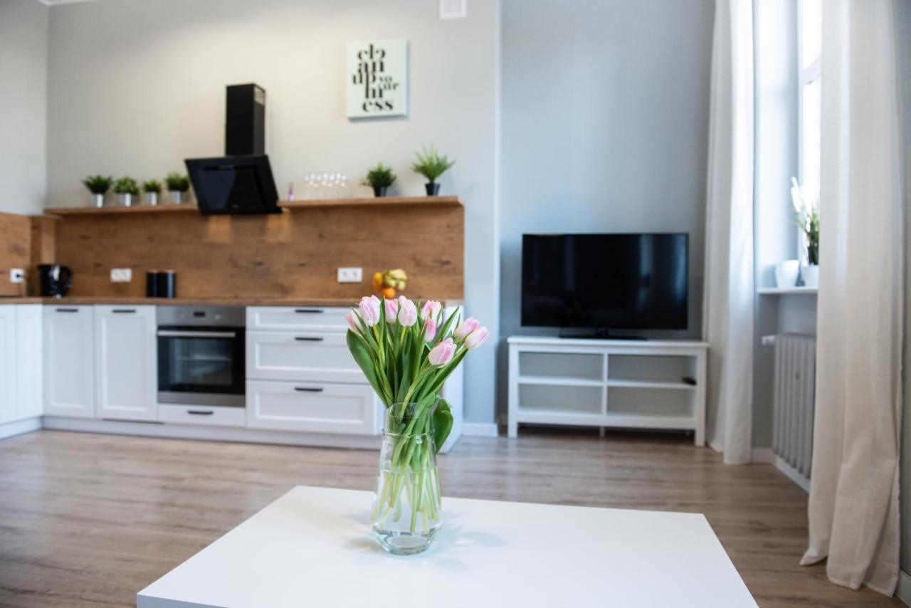 Apartament Przy Fontannach Daire Gliwice Dış mekan fotoğraf